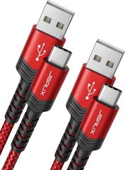 JSAUX USB C CABLE [2 части 2M], USB Type C Загрузка кабеля Cable, совместимая с Samsung Galaxy S21 S20 S10 S10 S10 S1S S8 Plus, 20 10 9 8, A3 A5, LG G5 G6 V20, Huawei P30 P20 P10 P10 P10 P10, A3 A5, LG G5 V20, Huawei P30 P20 P10 P10, A3 A5, LG G5 V20, Huawei P30 P20 P10 и т. Д. цена и информация | Кабели для телефонов | pigu.lt