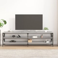 Televizoriaus spintelė vidaXL, 180 x 40 x 50 cm, pilka kaina ir informacija | TV staliukai | pigu.lt