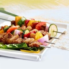 Homealexa 20 шарниров Grill, гриль Kabob Skewers 37,5 см из нержавеющей стали из нержавеющей стали длинные шашлыки Schaschlik шашлыки для мяса для костров или гриль -оболочки цена и информация | Аксессуары для гриля и барбекю | pigu.lt