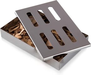 Rūkymo dėžutė Blumtal iš nerūdijančio plieno, 20x13x3,5 cm, sidabrinis kaina ir informacija | Rūkyklos, priedai | pigu.lt