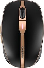 Cherry DW 9100 Slim, беспроводная клавиатура и набор мышей, немецкая макет, клавиатура Qwertz, аккумуляторные батареи, механика SX-ножницы, остановка к пуговице шепота, черная бронза цена и информация | Клавиатуры | pigu.lt