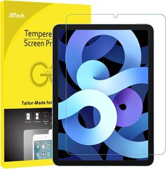 Jeetech Protective Film, совместимая с iPad Air 5/4 (10,9 дюйма, модель 2022/2020, 5/4-е поколение), закаленная пленка защиты дисплея цена и информация | Аксессуары для планшетов, электронных книг | pigu.lt