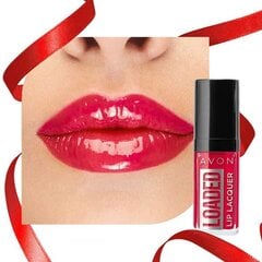 Lūpų blizgis loaded Lip Lacquer Avon Bit Of Red, 7 ml kaina ir informacija | Lūpų dažai, blizgiai, balzamai, vazelinai | pigu.lt