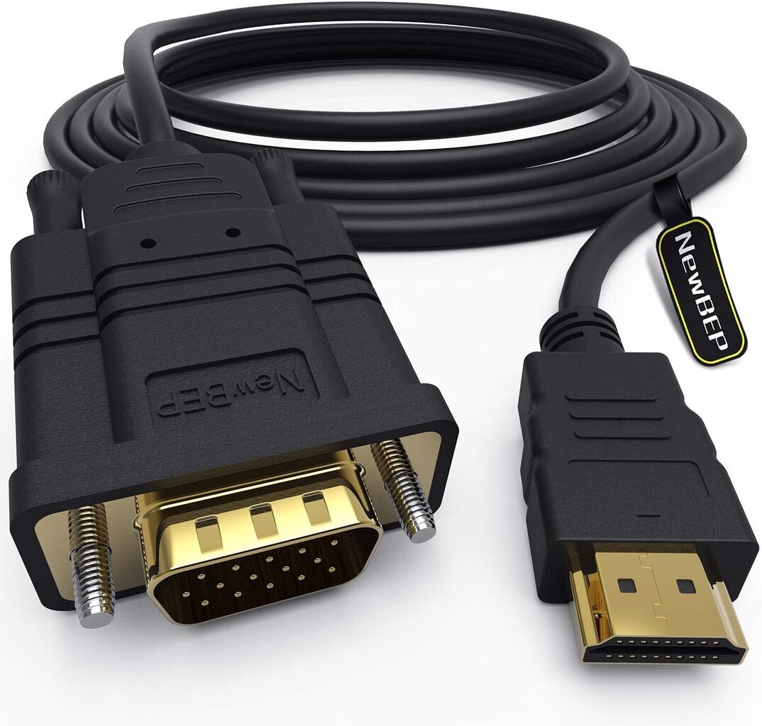 Кабель HDMI NewBEP HDMI/VGA, 1.8 m цена | pigu.lt