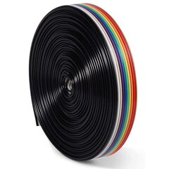 Behuazi® Flat Band Cable IDC Провод 10 -контакт 6 м для малиновых макетов Pi или вашего Arduino's (2,54 мм -штифт разъем))) цена и информация | Кабели и провода | pigu.lt