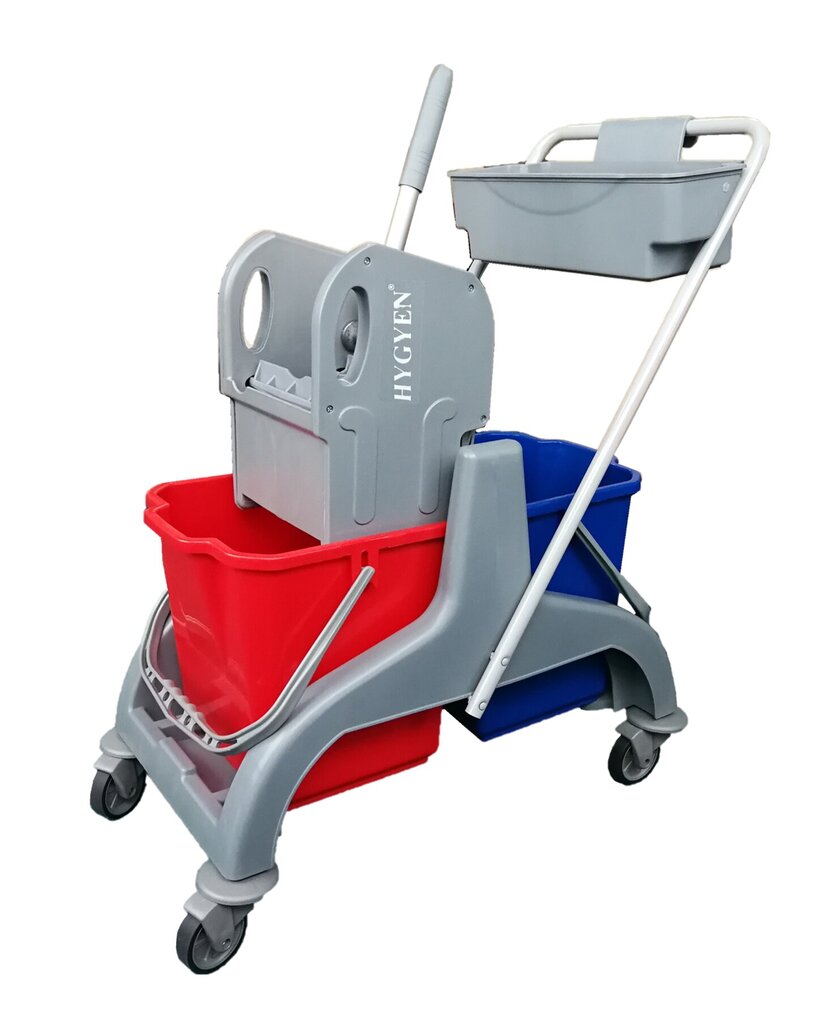 Hygen vežimėlis valymui, 2x18L kaina ir informacija | Valymo reikmenys ir priedai | pigu.lt