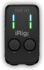 Midi / audio interfeisas IK Multimedia iRig Pro Duo kaina ir informacija | Priedai muzikos instrumentams | pigu.lt