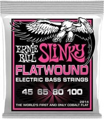Gitaros stygos Ernie Ball Super Slinky Flatwound E-Bass цена и информация | Принадлежности для музыкальных инструментов | pigu.lt