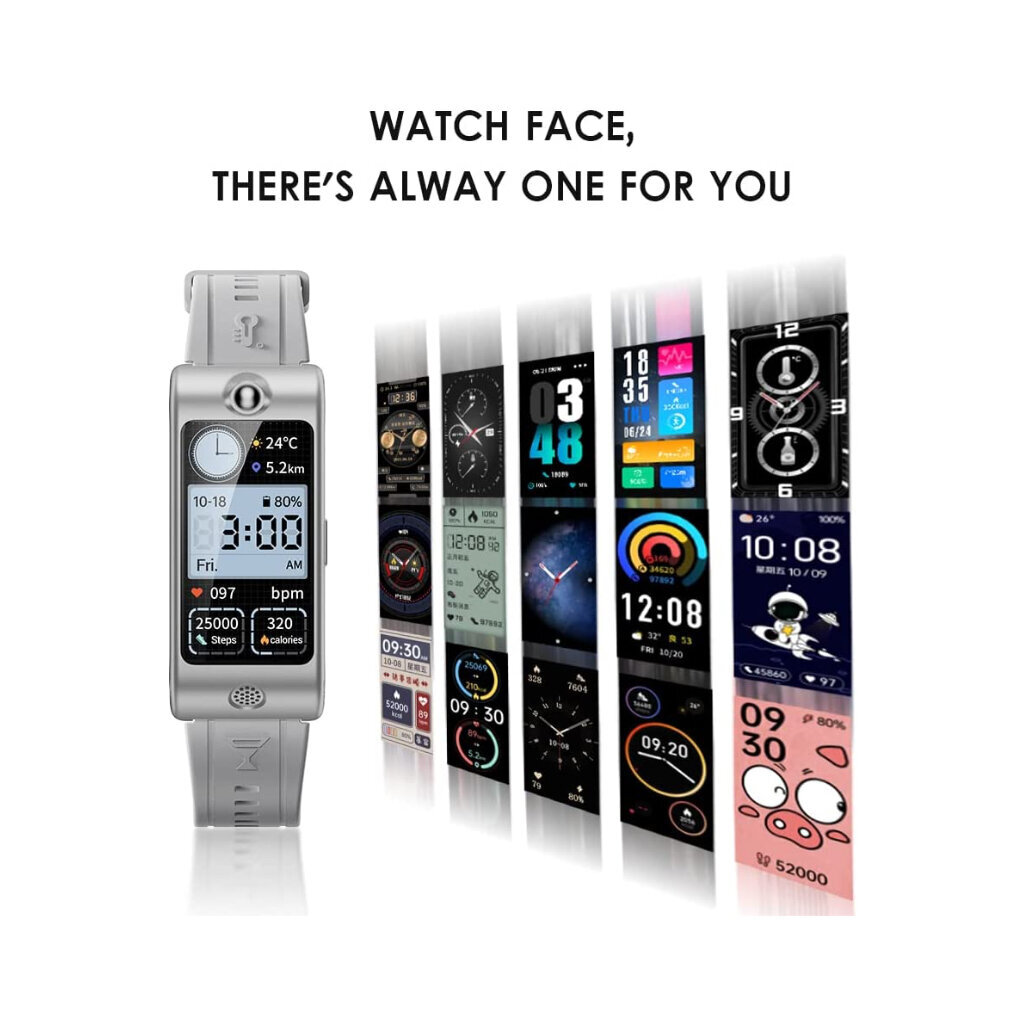 Rocar M-90 Graphite Black цена и информация | Išmanieji laikrodžiai (smartwatch) | pigu.lt