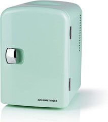 GourmetMaxx Mini Holrigrator Retro Design | Маленький косметический холодильник | Холодильник по уходу за кожей | Идеально подходит для еды, напитков, банок и красоты [12 В на сигарете зажигалка и гнезда 230 В] цена и информация | Морозильные камеры и морозильные лари | pigu.lt