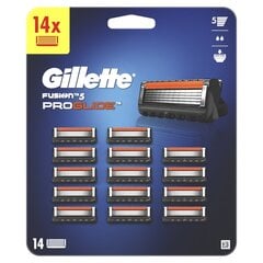 Skustuvo galvutės Gillette Fusion Proglide, 14 vnt. kaina ir informacija | Skutimosi priemonės ir kosmetika | pigu.lt