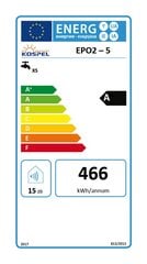 Momentinis vandens šildytuvas Kospel EPO2-5 Amicus 5 kW 0,6 MPa EPO2-5.AMICUS kaina ir informacija | Vandens šildytuvai | pigu.lt