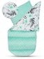 Kūdikio lizdelis su priedais Babymam, mėtinės spalvos, 0-24 mėn цена и информация | Vokeliai, miegmaišiai, pagalvės | pigu.lt