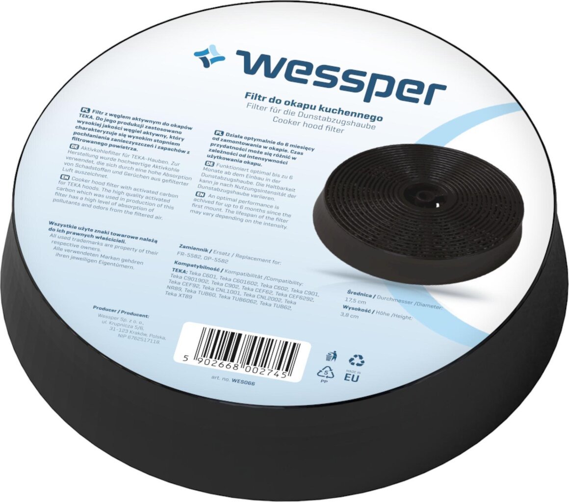 Wessper C1C, 1 vnt. kaina ir informacija | Gartraukių filtrai | pigu.lt