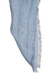 CALVIN KLEIN Monogram Jacquard Scarf 130X130 Pearl Blue 545009057 цена и информация | Женские шарфы, платки | pigu.lt