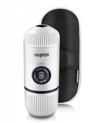 WACACO NANOPRESSO CHILL WHITE rankinis maltos kavos aparatas su dėklu, balta kaina ir informacija | Kavos aparatai | pigu.lt