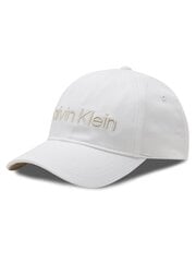 CALVIN KLEIN Must Minimum Logo Ck White 545008967 цена и информация | Женские шапки | pigu.lt