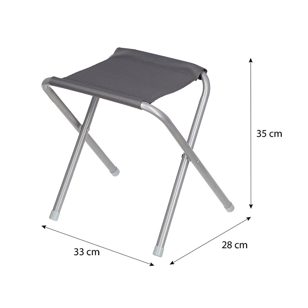 Stalo ir kėdžių rinkinys Nils Camp NC1633, juodas kaina ir informacija | Turistiniai baldai | pigu.lt