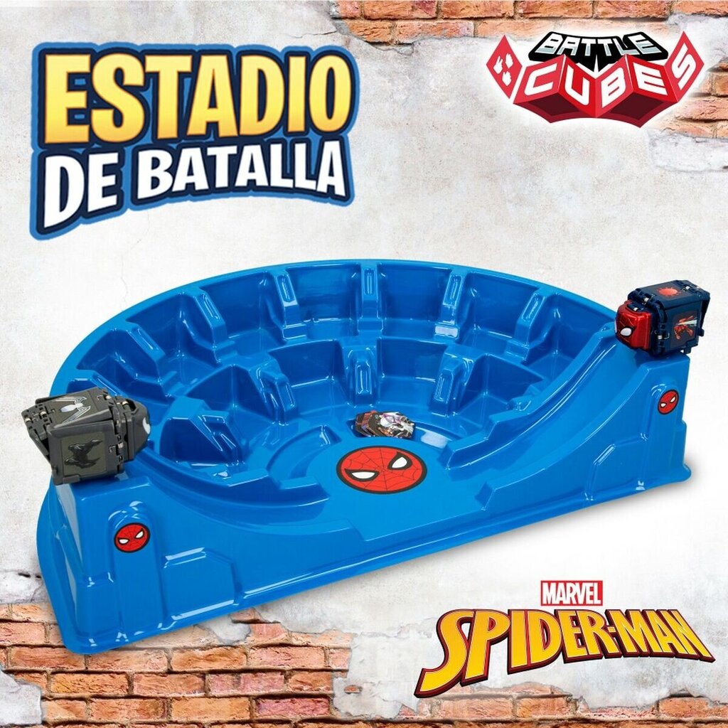 Žaislinė kovos arena Spider-Man Battle Cubes, 15 d. kaina ir informacija | Žaislai berniukams | pigu.lt