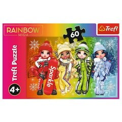 Пазл Trefl Rainbow High, 60 дет. цена и информация | Пазлы | pigu.lt