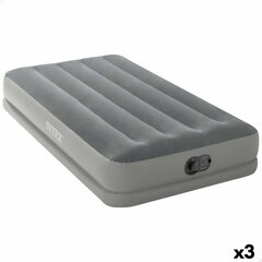 Pripučiamas čiūžinys Intex Prestige, 191x99x30 cm, pilkas цена и информация | Матрасы | pigu.lt