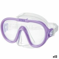 Nardymo kaukė Intex Sea Scan, violetinė kaina ir informacija | Nardymo kaukės | pigu.lt