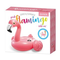 Pripučiamas flamingas Intex, 14,7x9,4x14 cm, rožinis kaina ir informacija | Pripučiamos ir paplūdimio prekės | pigu.lt