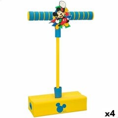 Šokdyklė Mickey Mouse, 25,5x46x9,5 cm, geltona цена и информация | Уличные игры | pigu.lt