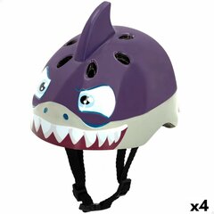 Vaikiškas šalmas K3yriders Shark, 4 vnt, violetinis kaina ir informacija | Šalmai | pigu.lt