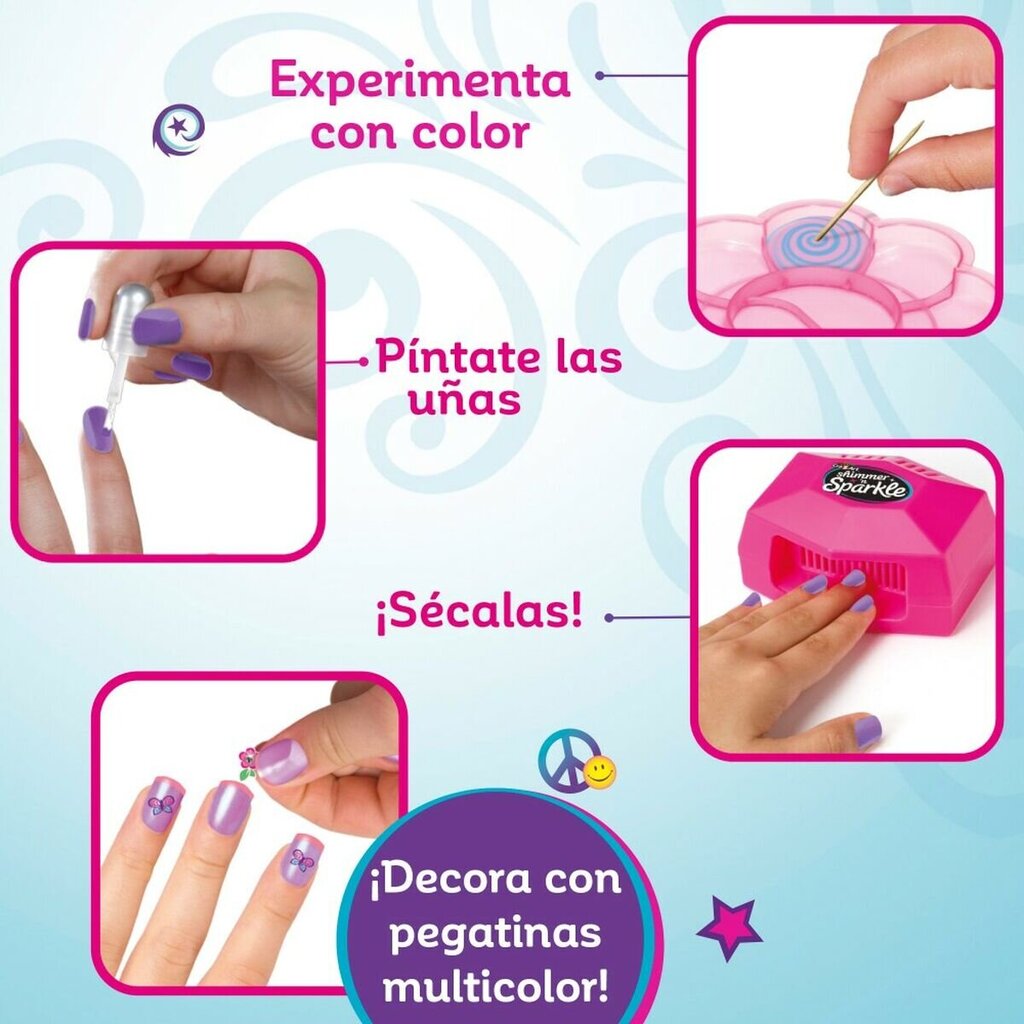 Manikiūro rinkinys Cra-Z-Art Magic, rožinis цена и информация | Žaislai mergaitėms | pigu.lt