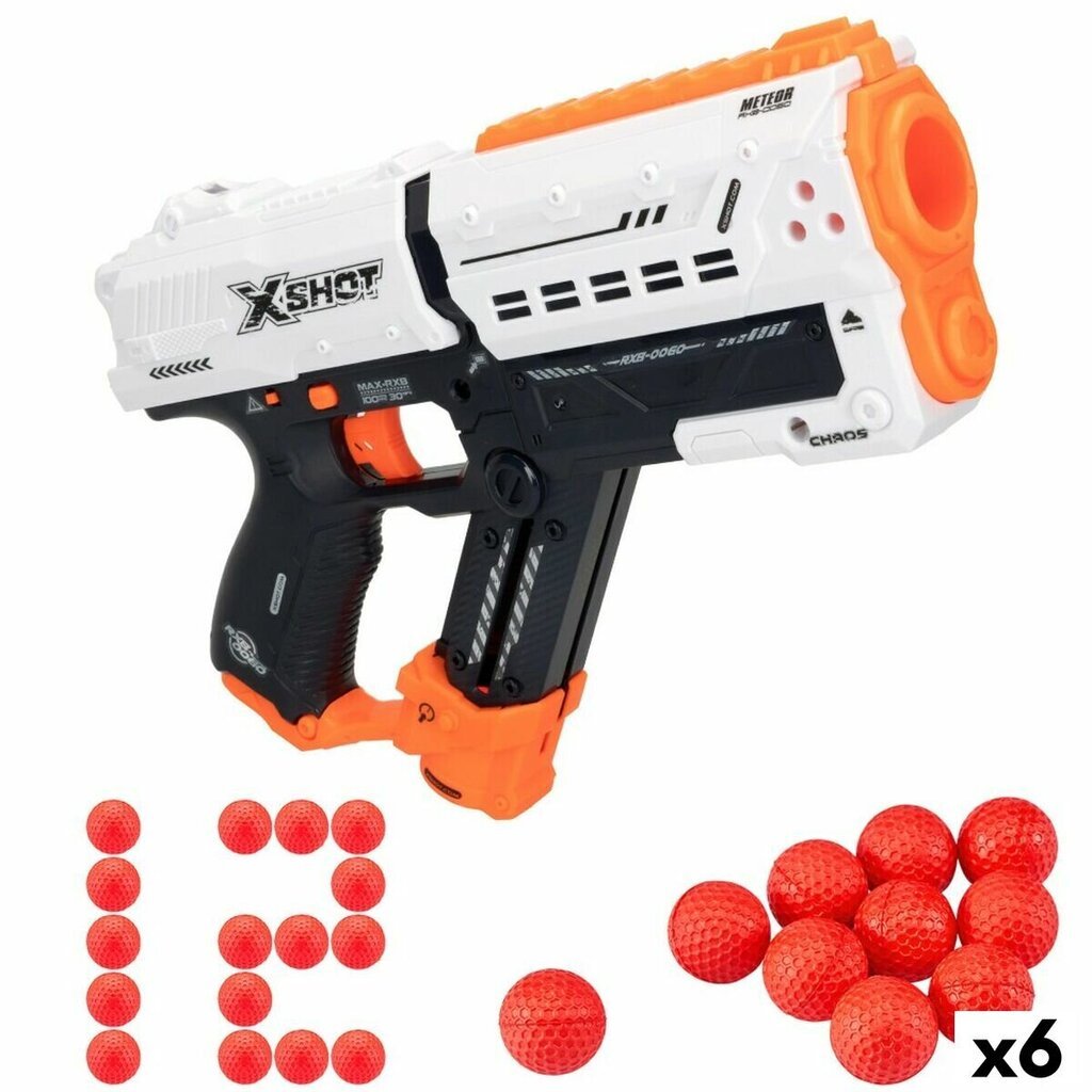Kamuoliukų šautuvas Zuru X-shot, 6 vnt. цена и информация | Žaislai berniukams | pigu.lt