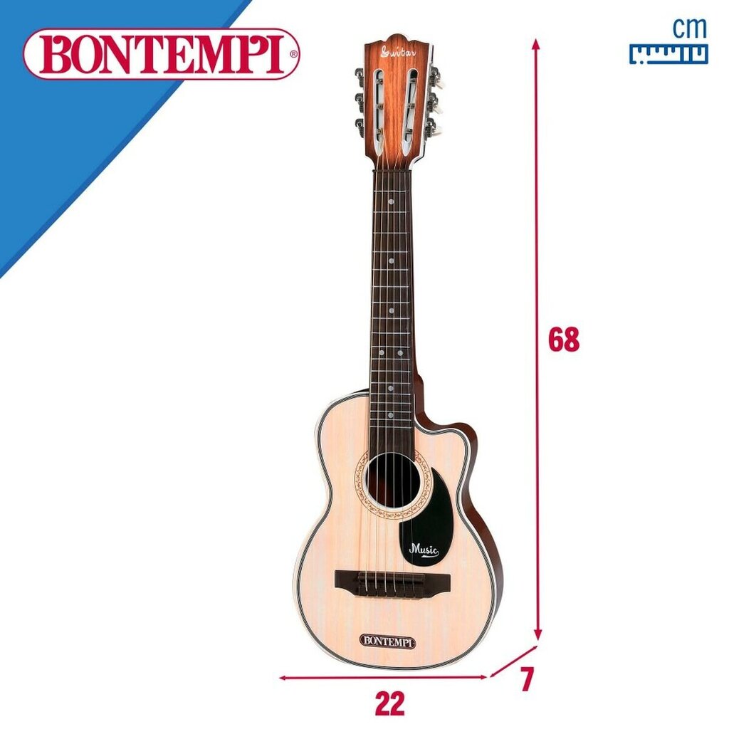 Vaikiška gitara Bontempi Folk, 4 vnt. kaina ir informacija | Lavinamieji žaislai | pigu.lt