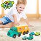 Sunkvežimis su automobiliais Motor Town, 2 vnt. цена и информация | Žaislai berniukams | pigu.lt