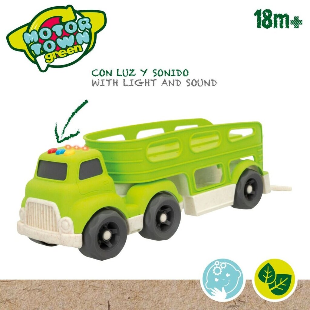 Sunkvežimis su automobiliais Motor Town, 4 vnt. kaina ir informacija | Žaislai berniukams | pigu.lt