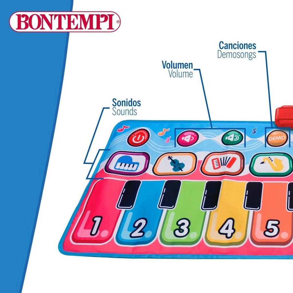 Žaislinis pianinas Bontempi, 4 vnt kaina ir informacija | Lavinamieji žaislai | pigu.lt