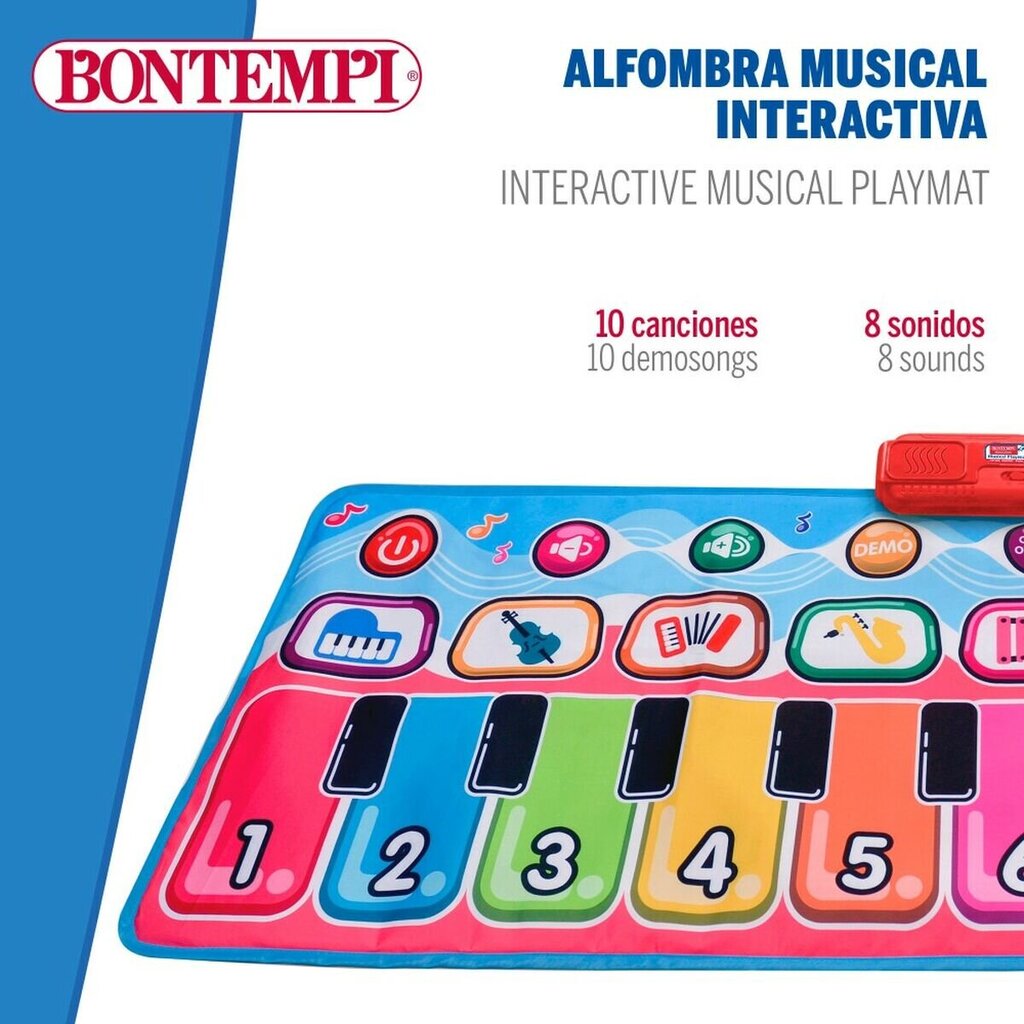 Žaislinis pianinas Bontempi, 4 vnt цена и информация | Lavinamieji žaislai | pigu.lt