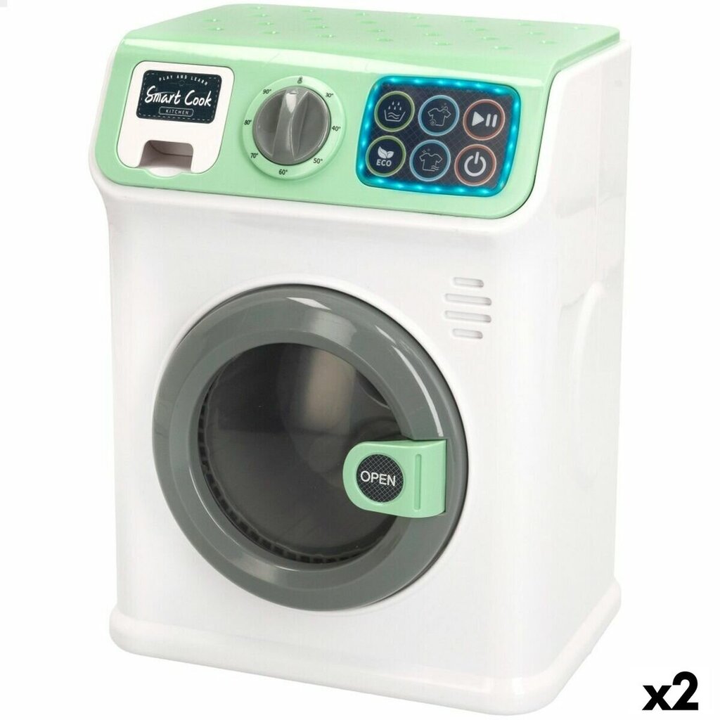 Žaislinė skalbimo mašina Colorbaby My Home, 2 vnt. kaina ir informacija | Žaislai mergaitėms | pigu.lt