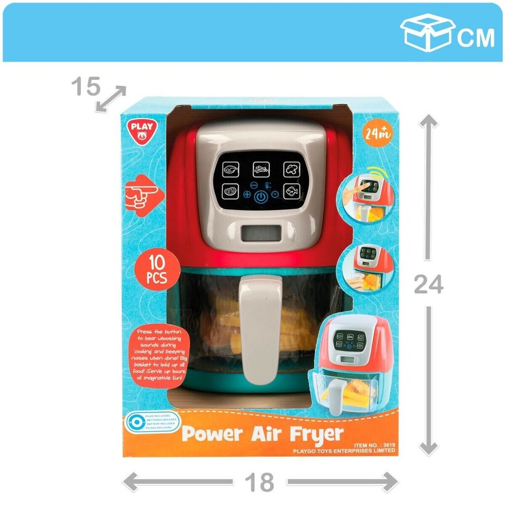 Žaislinis oro gruzdintuvas PlayGo цена и информация | Žaislai mergaitėms | pigu.lt