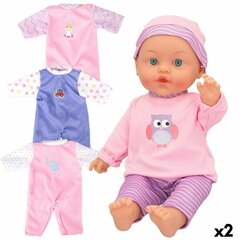 Lėlė kūdikis Colorbaby, 2 vnt. цена и информация | Игрушки для девочек | pigu.lt