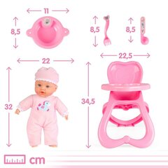 Lėlė kūdikis su kėde Colorbaby, 2 vnt. цена и информация | Игрушки для девочек | pigu.lt