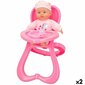 Lėlė kūdikis su kėde Colorbaby, 2 vnt. цена и информация | Žaislai mergaitėms | pigu.lt