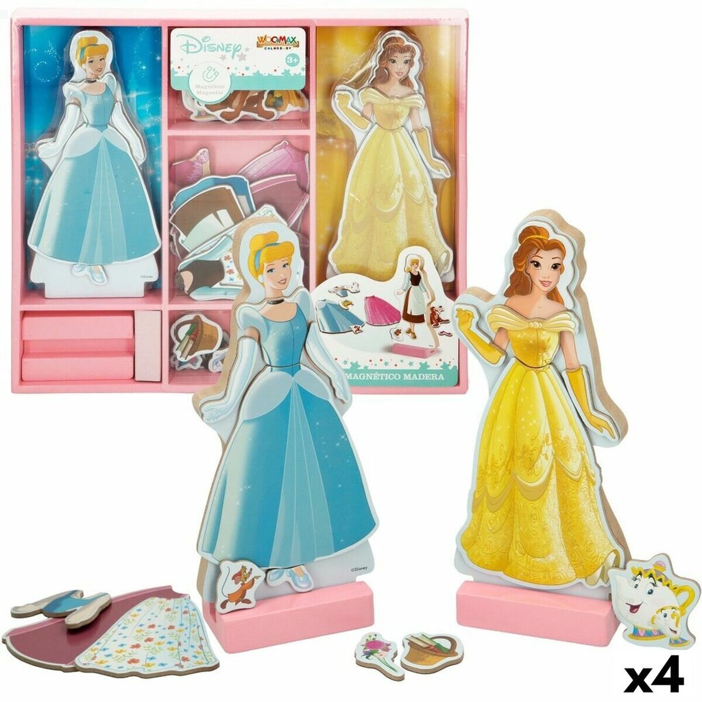 Figūrėlių rinkinys Princesses Disney, 45 d., 4 vnt. kaina ir informacija | Žaislai mergaitėms | pigu.lt