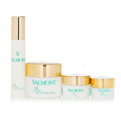 Valmont Prime 24 Hour Gold Renewing Set: drekinamasis veido kremas, 50 ml + veido serumas, 15 ml + veido kaukė, 15 ml + paakių kremas, 5 ml kaina ir informacija | Veido kremai | pigu.lt