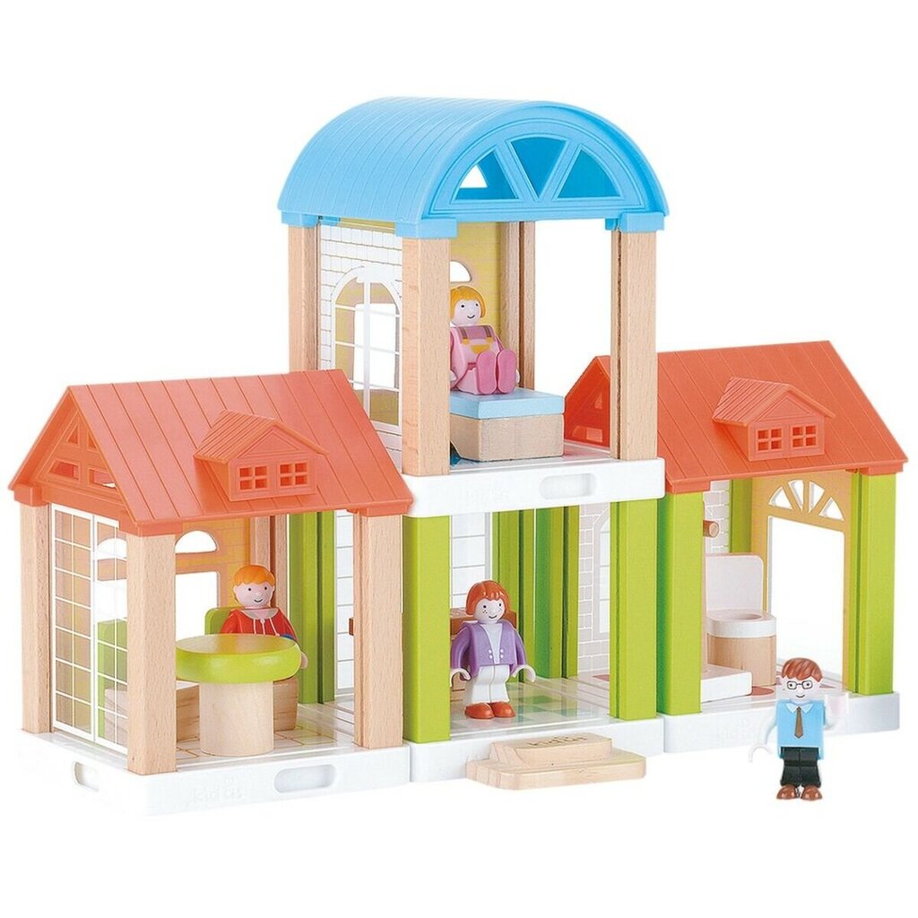 Lėlių namas su priedais Woomax, 2 vnt, 42d. kaina ir informacija | Žaislai mergaitėms | pigu.lt