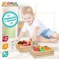 Žaislinio maisto rinkinys Woomax Vaisiai, 12 dal, 4 vnt. kaina ir informacija | Žaislai mergaitėms | pigu.lt