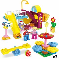 Konstruktorius Colorbaby Playground, 50 dal. 2 vnt. kaina ir informacija | Konstruktoriai ir kaladėlės | pigu.lt