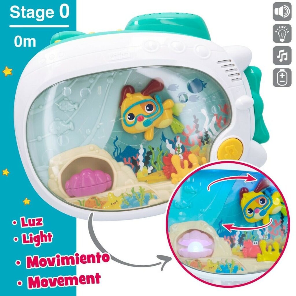 Projektorius vaiikams Winfun Ocean kaina ir informacija | Žaislai kūdikiams | pigu.lt