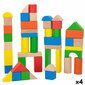 Medinės kaladėlės Woomax 100 dal. 4 vnt. kaina ir informacija | Žaislai kūdikiams | pigu.lt