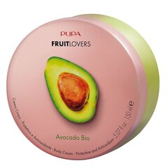 Крем для тела Pupa Milano Fruit Lovers Body Cream Avocado, 150 мл цена и информация | Кремы, лосьоны для тела | pigu.lt