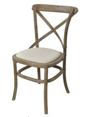 Kėdė Limena Upholestered, smėlio kaina ir informacija | Virtuvės ir valgomojo kėdės | pigu.lt